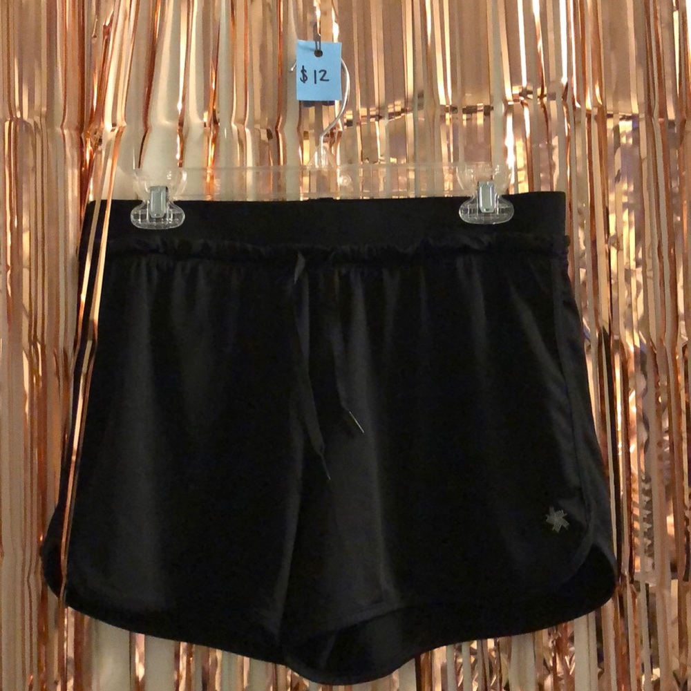 Black workout shorts
